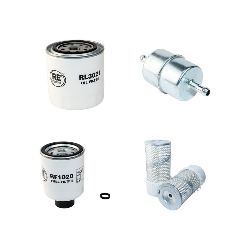 Filter Kit for Bobcat 231 Air Oil Fuel Filters with Kubota V1902 Engine Serial Number -11999