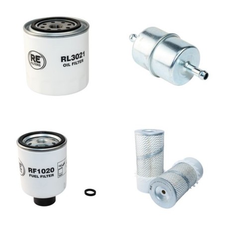 Filter Kit for Bobcat 231 Air Oil Fuel Filters with Kubota V1902 Engine Serial Number -11999