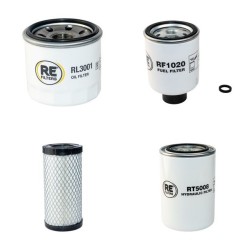 Bobcat 317 Filter Service Kit with Kubota D722 Engine 2008-