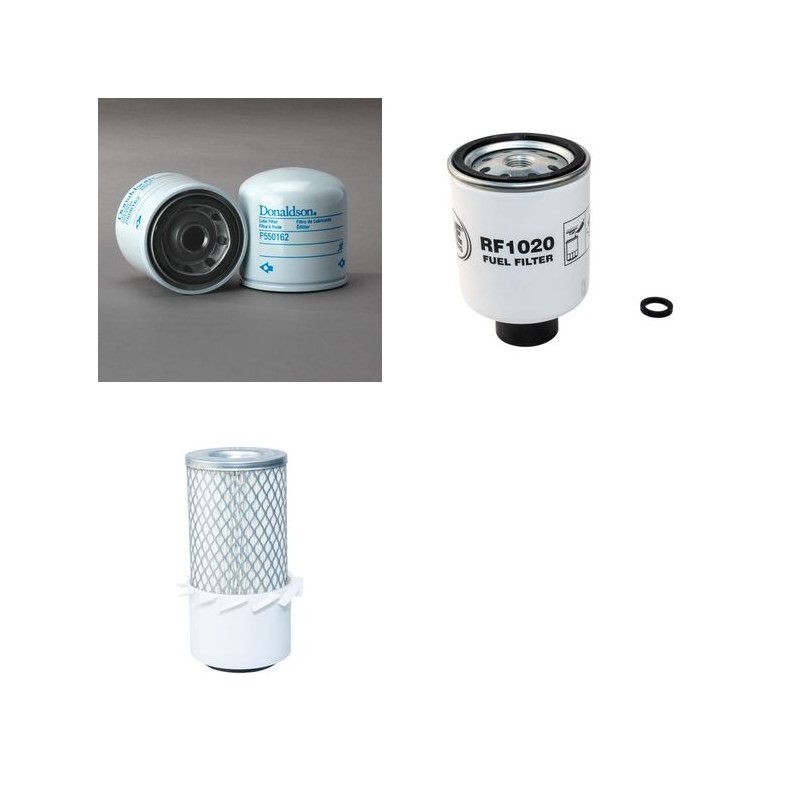 BOBCAT 322 Filter Service Kit Air Oil Fuel Filters w/Kubota D722 Eng. SN  517811001-