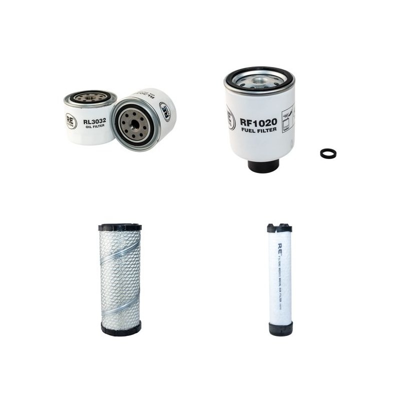 BOBCAT 325 D Filter Service Kit w/Kubota D1703B Eng. Air, Oil, Fuel Filters Serial No 232311001-