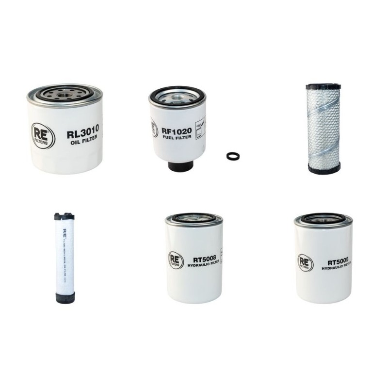 Filter Kit for Bobcat 328 with Kubota V2203E Engine Serial Number 514013001- Year 98-