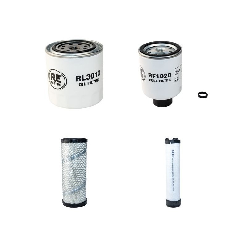 BOBCAT 328 Filter Service Kit Air Oil Fuel Filters w/Kubota V2203E Eng. SN  514013001- YR  98-
