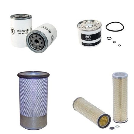 RENAULT AGRI 701-4 F Filter Service Kit w/Perkins 4.236 Eng.