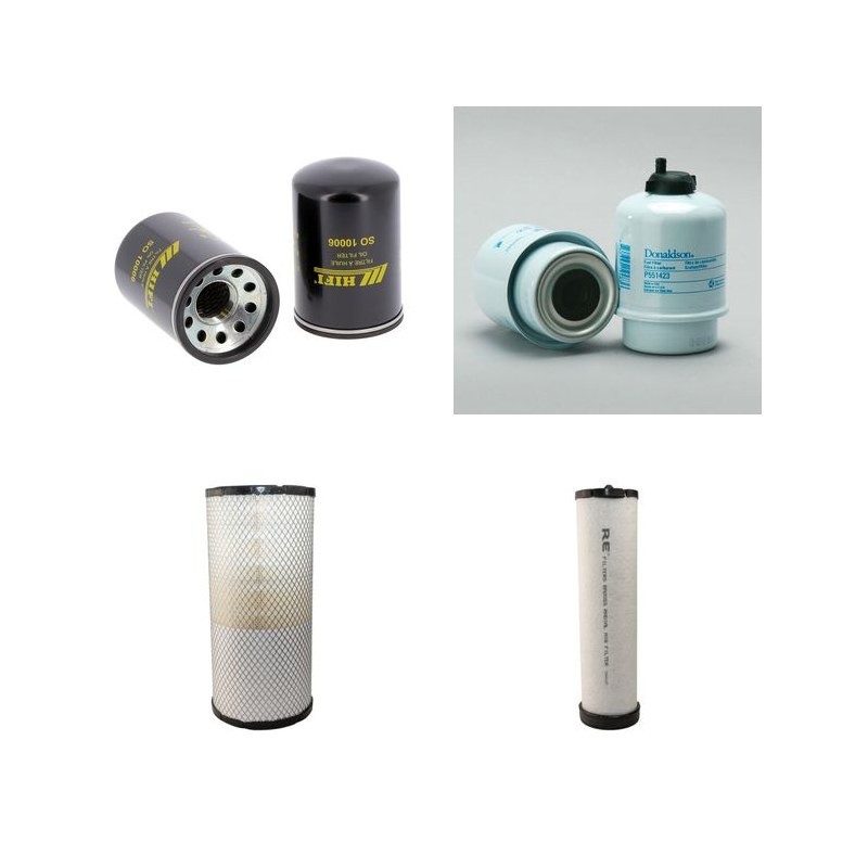 RENAULT AGRI ARES 550 RX-RZ Filter Service Kit Air Oil Fuel Filters w/JOHN DEERE 4045TRT Eng.   YR  03.01-