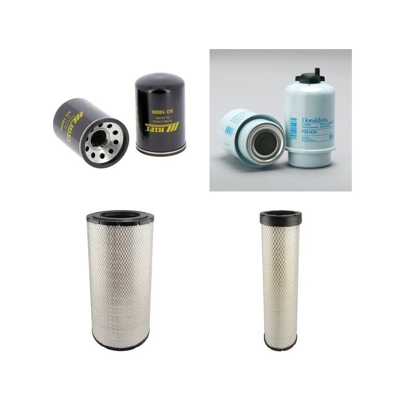 RENAULT AGRI ARES 735 RZ Filter Service Kit Air Oil Fuel Filters w/JOHN DEERE 6068HRT Eng.   YR  01.00- 194 CH