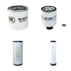 Filter Kit for Bobcat 337D with Kubota Engine Air, Oil, Fuel Filters