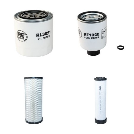 BOBCAT 341 Filter Service Kit Air Oil Fuel Filters w/Kubota V2203E Eng.
