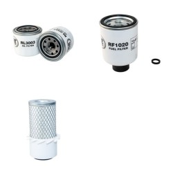 BOBCAT 343 Filter Service Kit Air Oil Fuel Filters w/Kubota ZB600C Eng.