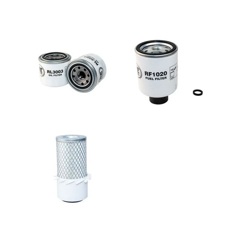 Filter Kit for Bobcat 343 Air Oil Fuel Filters with Kubota ZB600C Engine