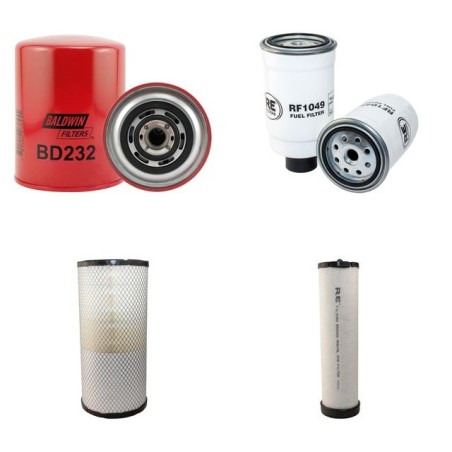 RENAULT AGRI TEMIS 620 X/Z Filter Service Kit Air Oil Fuel Filters w/IVECO 8065.05.800 Eng.