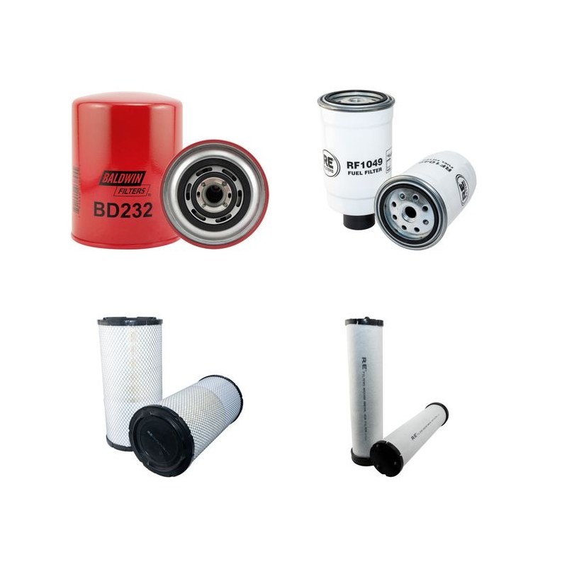 RENAULT AGRI TEMIS 650 X/Z Filter Service Kit Air Oil Fuel Filters w/IVECO 8065.25.800TC Eng.     154 CH H 3942