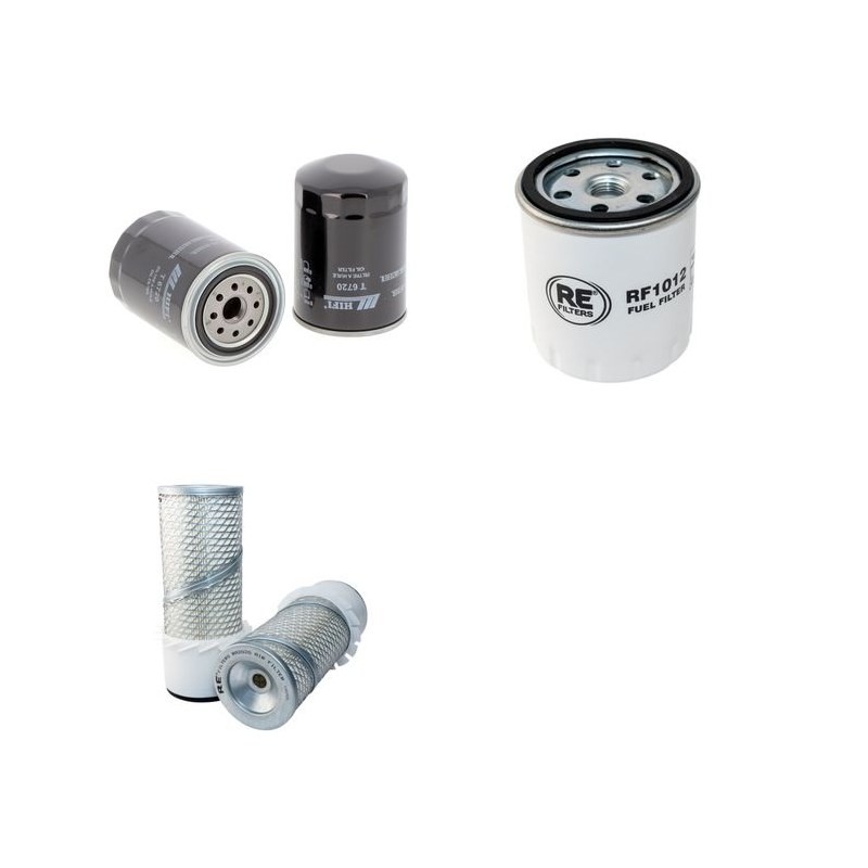 Filter Kit for Bobcat 533B Air Oil Fuel Filters with Isuzu 2AA1D Engine
