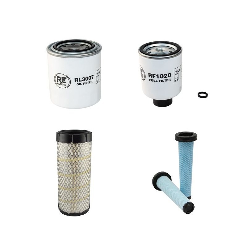 BOBCAT 553 Filter Service Kit Air Oil Fuel Filters w/Kubota V1505 Eng.   YR  2007-