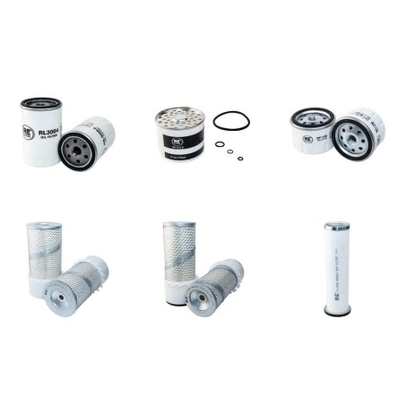 BOBCAT 731 Filter Service Kit w/Deutz F2L411/511 Eng. Air, Oil, Fuel Filters