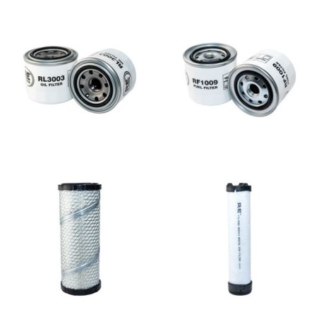 RIMAC MOBY 500 COMPACT Filter Service Kit Air Oil Fuel Filters w/Isuzu 4LE1NC Eng.