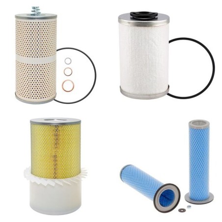 RIVARD TR 130 Filter Service Kit Air Oil Fuel Filters w/MERCEDES OM444 Eng.