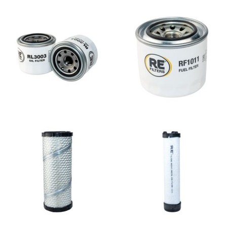 RODAG GRIZZLY HT-390 Y Filter Service Kit Air Oil Fuel Filters w/Yanmar 3TNV88-BDSA2 Eng.