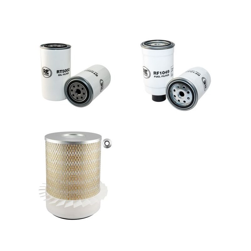 ROLBA TURBOTRAC 140 Filter Service Kit Air Oil Fuel Filters w/VM HR692HT Eng.