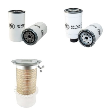 ROLBA TURBOTRAC 150 Filter Service Kit Air Oil Fuel Filters w/VM HR692HT Eng.