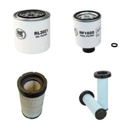 BOBCAT A 300 TIER 3 Filter Service Kit Air Oil Fuel Filters w/Kubota TIERIII Eng. SN  11001- YR  2011-  A5GW/A5GY
