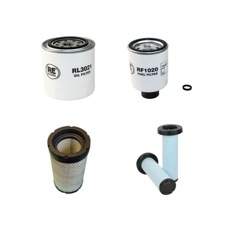 BOBCAT A 300 TIER 3 Filter Service Kit Air Oil Fuel Filters w/Kubota TIERIII Eng. SN  11001- YR  2011-  A5GW/A5GY