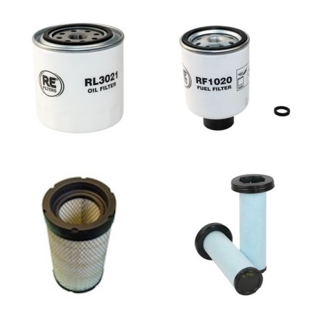 BOBCAT A 300 TIER 3 Filter Service Kit Air Oil Fuel Filters w/Kubota TIERIII Eng. SN  11001- YR  2011-  A5GW/A5GY