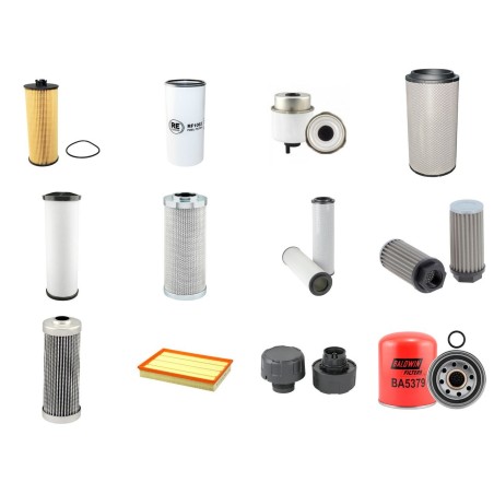 ROPA EUROMAUS 4 Filter Service Kit w/MERCEDES OM926LA Eng.   YR  2014  EBM4B