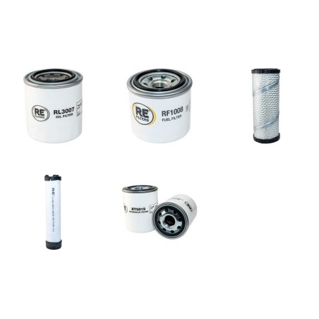 ROSATELLO COLUMBIA XT Filter Service Kit w/Kubota V1505 Eng. 2014 HP 35KW