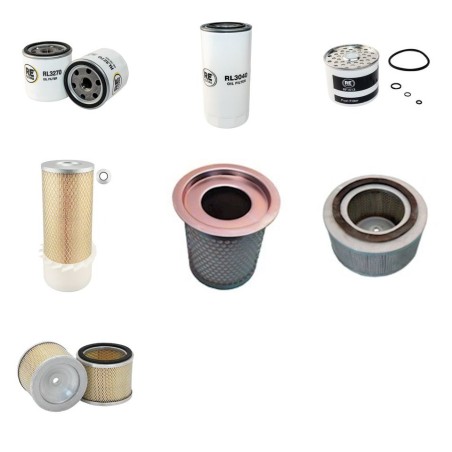 ROTAIR MDVN 45 AP Filter Service Kit w/Perkins 404C22 Eng.   YR  2007-