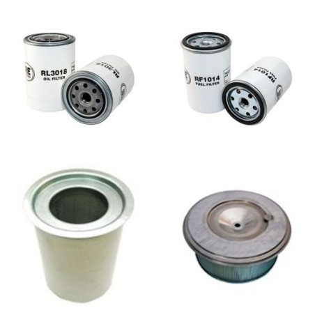ROTAIR MDVN 50 Filter Service Kit w/Deutz F4L1011 Eng.