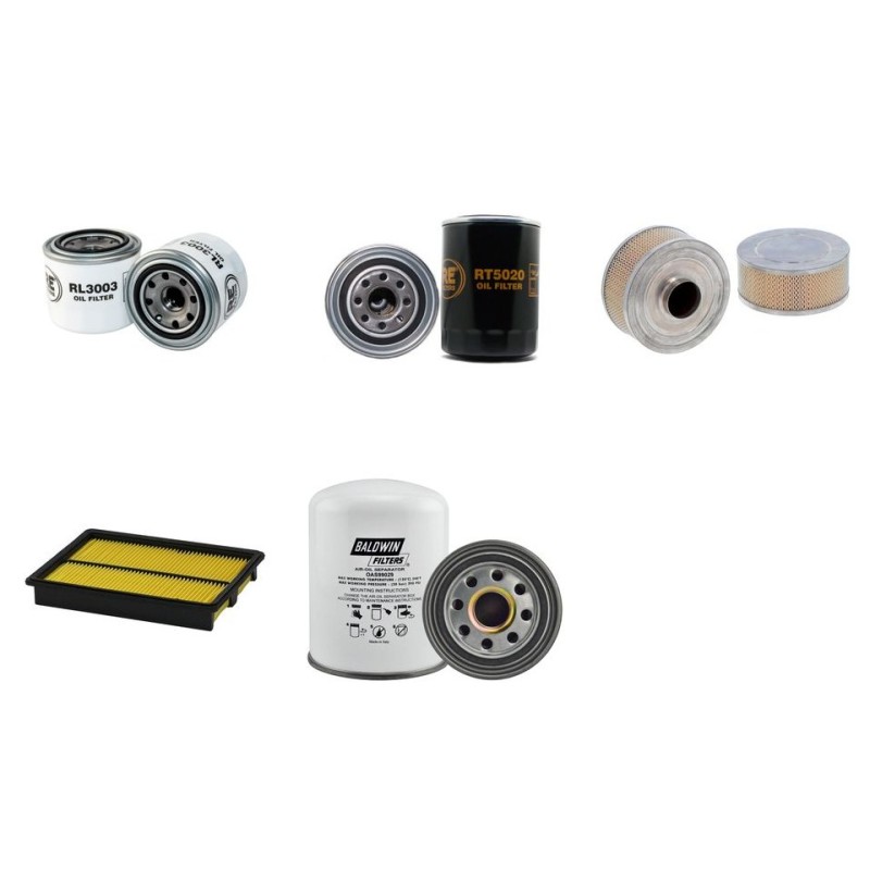 ROTAIR VRK 160 Filter Service Kit w/Honda GX620 Eng.