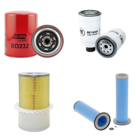 ROTOMIX 3500 Filter Service Kit Air Oil Fuel Filters w/IVECO AIFO  Eng.   YR  2004-