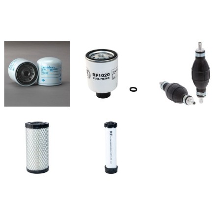 Filter Kit for Bobcat E14 with Kubota D722 Engine Year 2010-