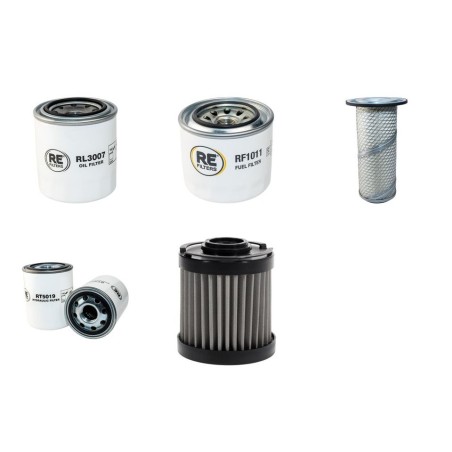 RUBAG 4R1201RH Filter Service Kit w/Kubota V1505 Eng.