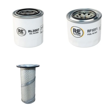 RUBAG 4R1201RH Filter Service Kit Air Oil Fuel Filters w/Kubota V1505 Eng.