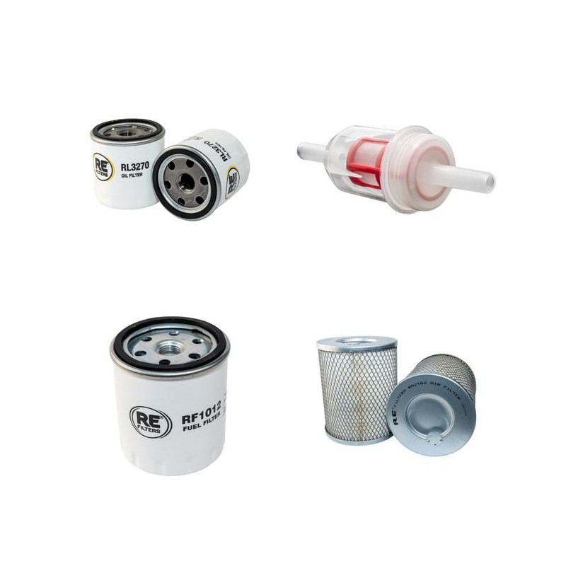 RUBAG 4R2200RH Filter Service Kit Air Oil Fuel Filters w/Deutz F4L1011 Eng.