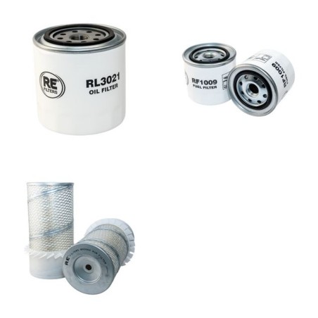 RUBAG 4R2203RH Filter Service Kit Air Oil Fuel Filters w/Kubota V3300 Eng.