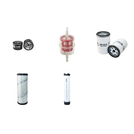 RUBAG 4R900RH Filter Service Kit Air Oil Fuel Filters w/Lombardini LDW1003FOCS Eng.   YR  2006-