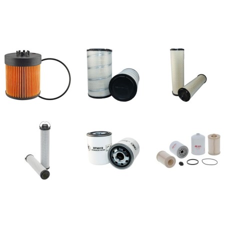 RUBBLE MASTER RM 100 GO Filter Service Kit w/JOHN DEERE 6090HF485 Eng.   YR  2015