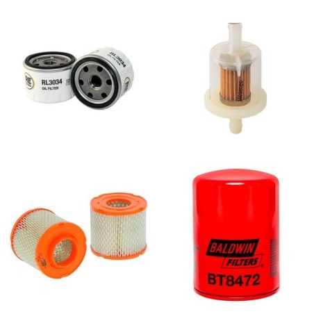 RUFENER RK 049 DB Filter Service Kit w/Briggs & Stratton V-TWIN Eng.     18 CH