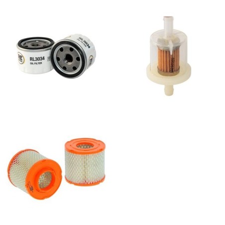 RUFENER RK 049 DB Filter Service Kit Air Oil Fuel Filters w/Briggs & Stratton V-TWIN Eng.     18 CH