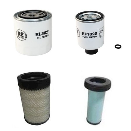 BOBCAT S 630 Filter Service Kit w/Kubota V3307-DI-TE3 Eng.   YR  2010-