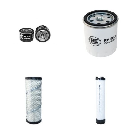 SABO 900-3D Filter Service Kit Air Oil Fuel Filters w/Lombardini FOCS Eng.