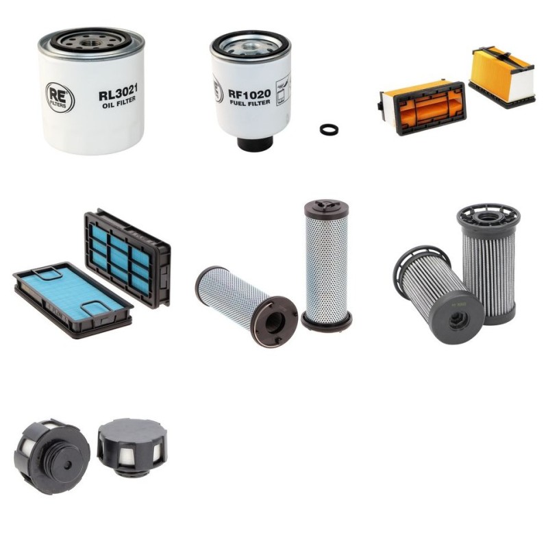 Filter Kit for Bobcat S850 TIER3 with Kubota Engine Year 2010-