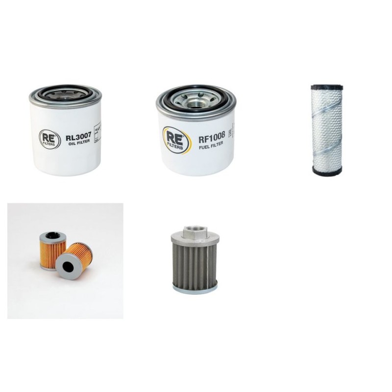 SAELEN SUPER PREMIUM 35 DRI Filter Service Kit w/Kubota V1505V Eng. 2009-
