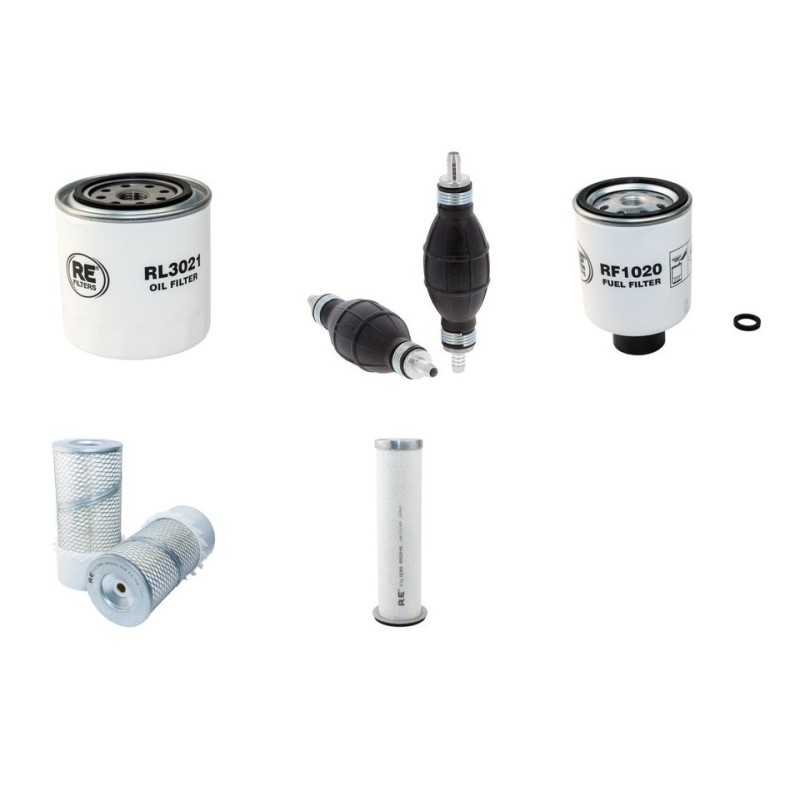 BOBCAT T 190 TURBO Filter Service Kit w/Kubota V2003E Eng. SN  11001- YR  2002-  5193/5194