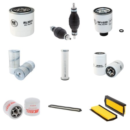 Filter Kit for Bobcat T190 Turbo with Kubota V2403E Engine Serial Number 11001- Year 2004- 5270/5279