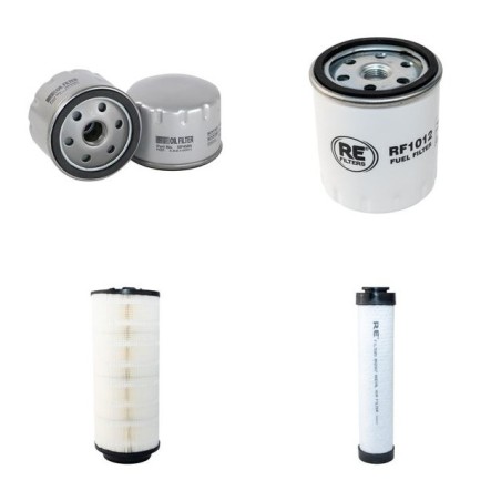 SAMBRON CHANT PARC 80-40 Filter Service Kit Air Oil Fuel Filters w/Deutz BF4L1011F Eng.
