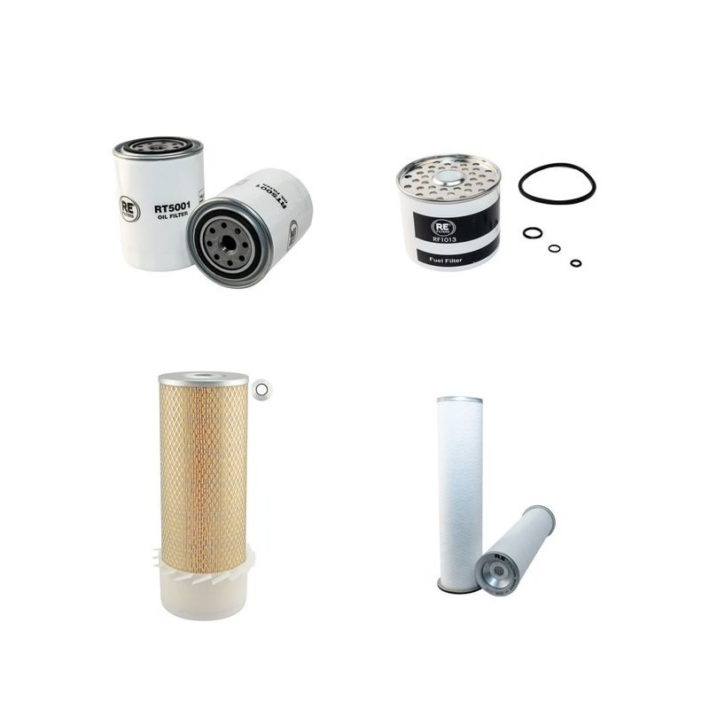 SAMBRON T 2504 Filter Service Kit Air Oil Fuel Filters w/Perkins 4.236 Eng.